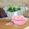 European Style Home Telephone Fashionable Pink Lips Shape Desktop Landline PhonePink