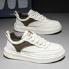Vielseitige Leder Herren Freizeitschuhe Schnürschuhe Herren Vulkanisierte Schuhe Mode Fahrschuhe Freizeitspaziergänger Männliche Sneakers Skateschuhe