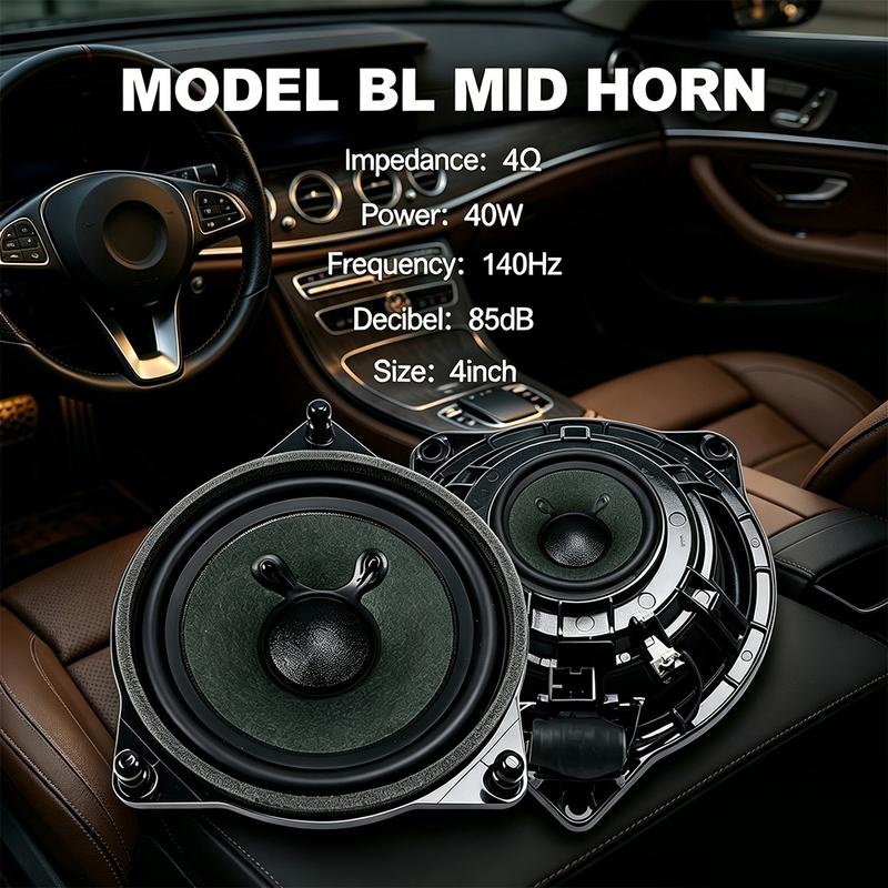 4 Inch Door Panel Midrange Speaker For Mercedes-Benz C E S GLC Class W205 W213 W222 Car Stereo Audio Loudspeaker Horn