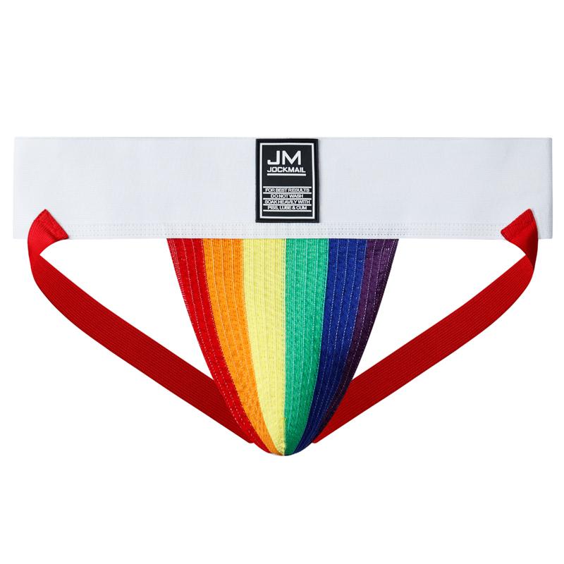 Jockstraps JOCKMAIL Brand 2.76-inch Wide Waistband Fashion Low Waist Sexy Men's Thong Underpants