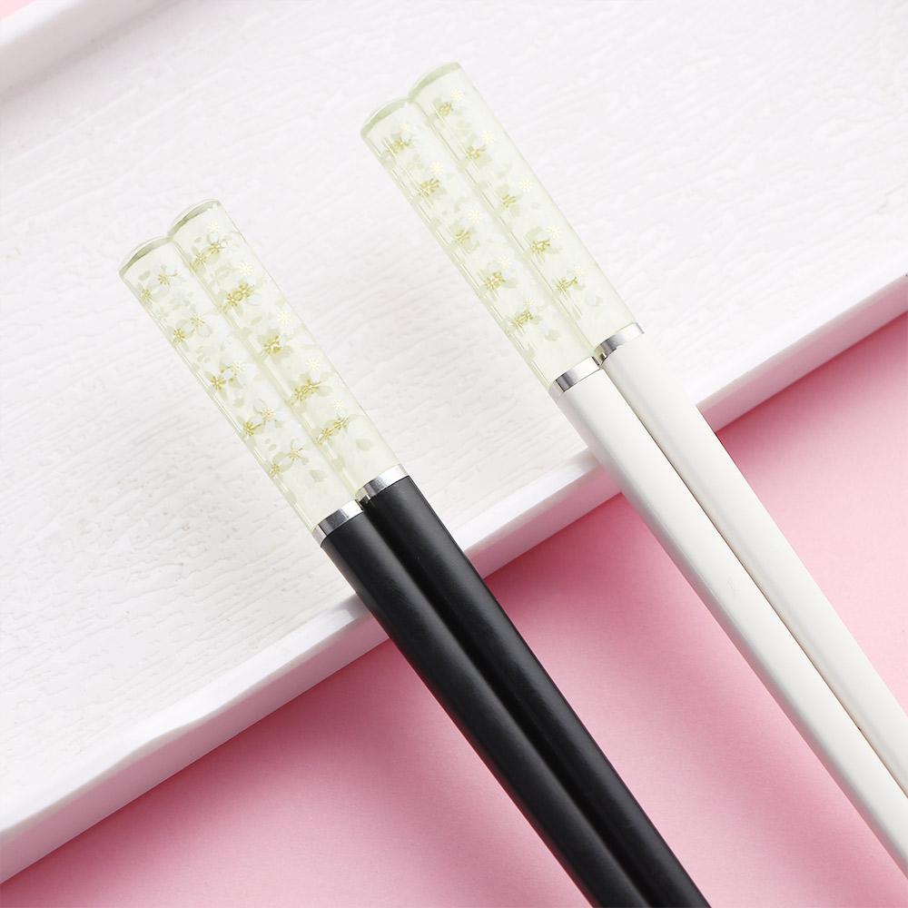 Safe Hotel Lightweight Sushi for Dinning Zinc Zinc Alloy Chopsticks Tableware Chopsticks Kitchen Tool
