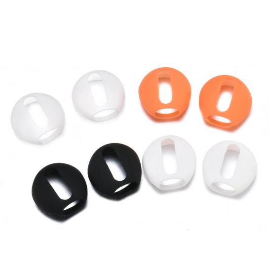 2 Pair Silicone Anti-Slip Earphone Protective Cover Case Eartips for Air-pods 1 2