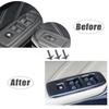 4pcs For Ford Ranger Everest Endeavor 2015 2016 2017 2018     Window Switch Panel Frame Covers Trim Stickers