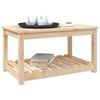 Garden Table 82.5 x 50.5 x 45 cm Solid Pine Wood