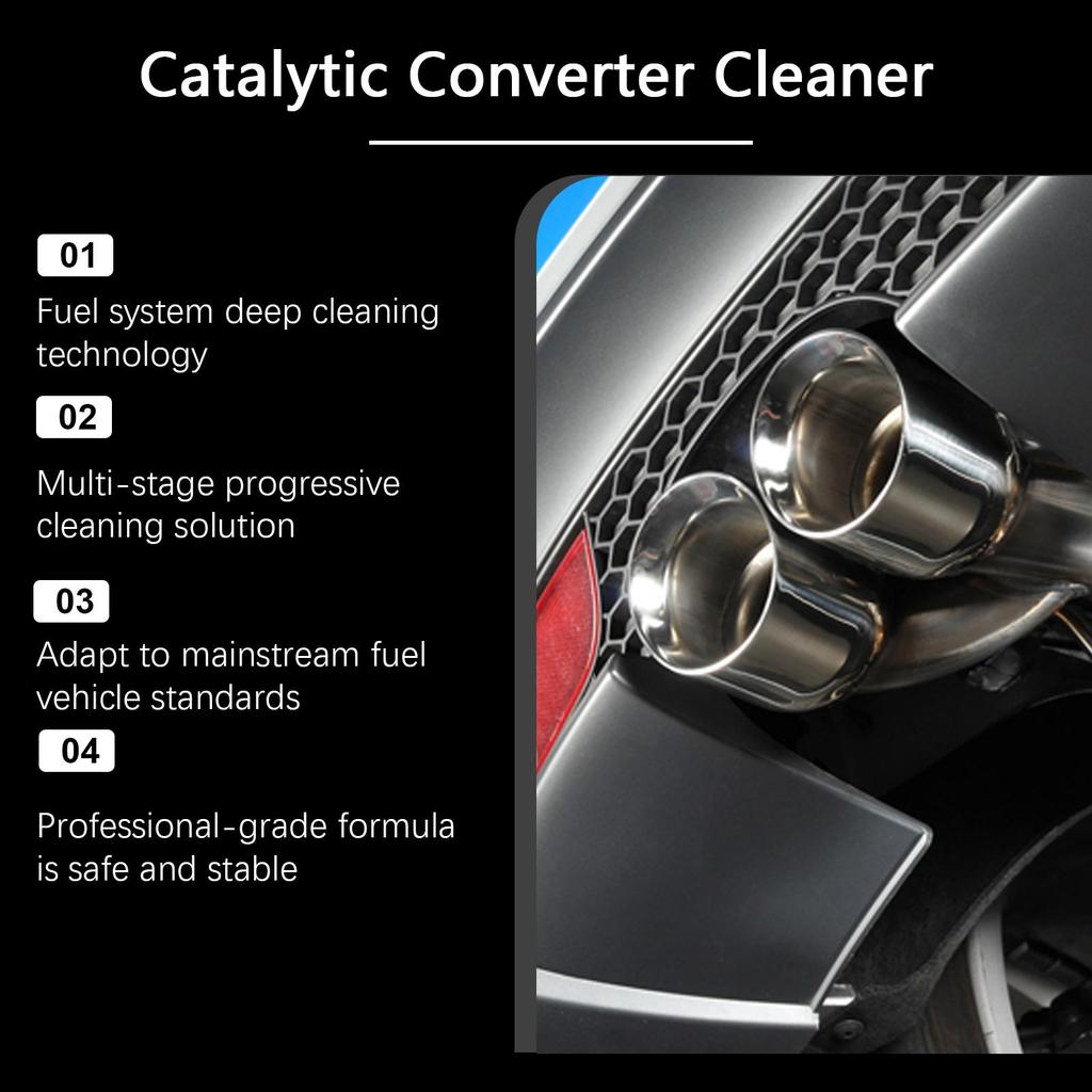 Rayhong Car Converter Cleaner, removes carbon deposits and exhaust without dismantling, engine cleaner 100ml