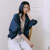 Thursday Island Women Flower Embroidery Nylon Hoodie Jacket T264mjp236w