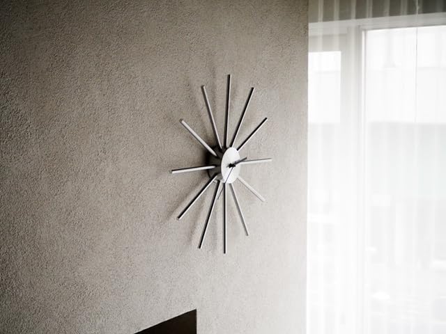 INTERFORM Usine CL-4509 Wall Clock with Sweep Movement