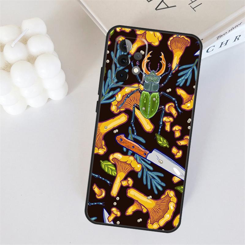 mushroom forest For Samsung Galaxy A05 A06 A16 A26 A54 A34 A14 A22 A32 A52 A55 A35 A15 A53 A13 A36 A56 Case