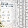 Triangle Chandelier Lamp Prism Clear Acrylic Door Curtain Divider Party Ornament  Hotel Lobby Decor