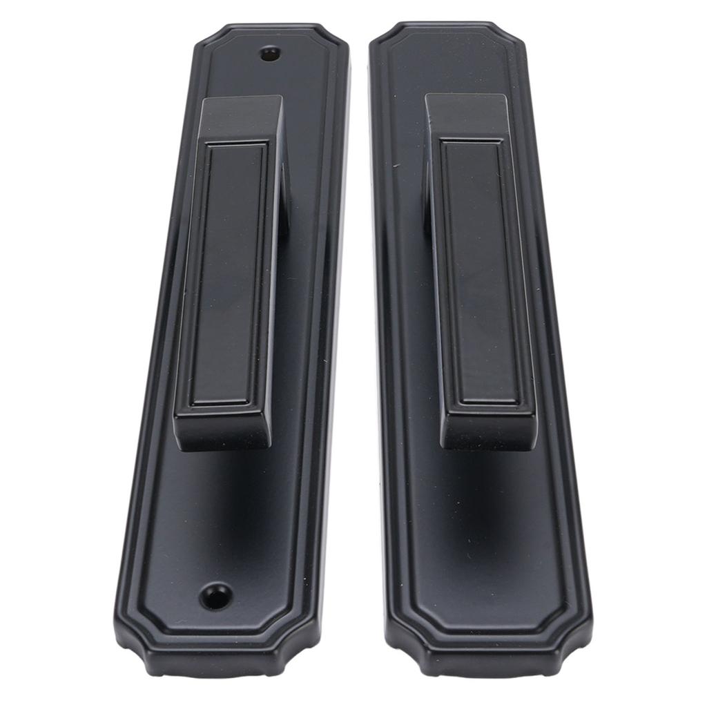 Zestaw zamka do drzwi wejściowych na klucz Czarny Cichy zestaw klamek do sypialni, łazienek, hoteli, biur