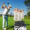 1pc Golf Club Headcovers Decorable Anti-Scratch Protection Cover For Golf 1/2/UT Wooden Pole Covers Replace Accessories