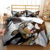 3D-Druck Anime Steins Gate Bettwäsche-Set Doppelbett Twin King Weiche Bettbezug Warme Decke Kissenbezug Junge Männer Junge Frauen Erwachsene Schlafzimmer