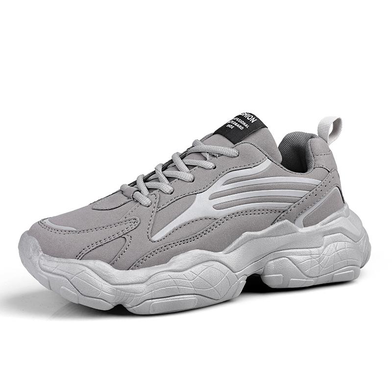 Trend Men's Sneakers Platform Sport Walking Shoes Male High Quality Street Athletic Sneakers Anti Slip Wear-Resistant Soles Comf