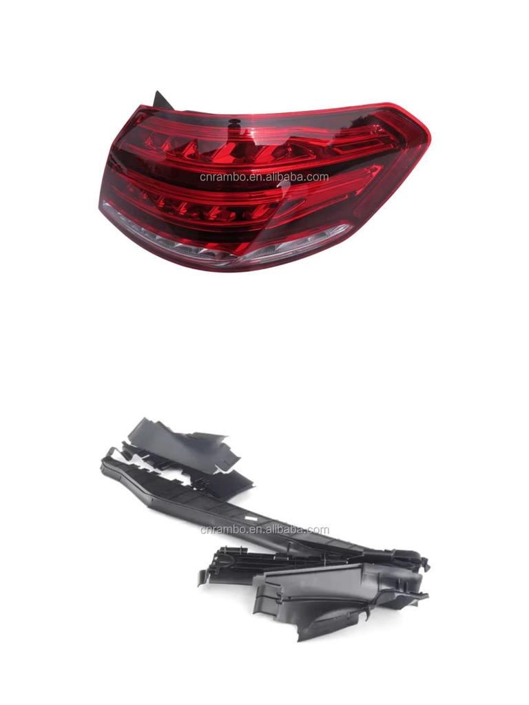 2128852774, 2128852674, and 2128852874 Fit the Chrome Trim Strip On the Front Bumper of a Mercedes-Benz W212.