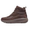 Wildleder Bequeme High-Top Freizeitschuhe Damen Sneaker Kastanie 144523-RUST