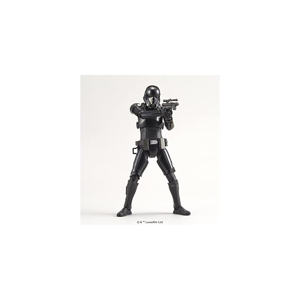 Bandai Spirits Star Wars Death Trooper 1/12 Scale Color-Coded Plastic Model Kit Black