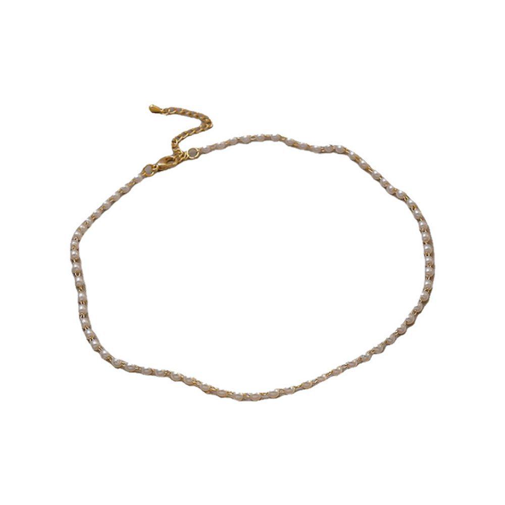 

Ретро Геометрическое Жемчужное Колье-Чокер - Эстетика Дондэмун, Модный Женский Стиль