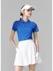 Bingse Women's Spring/Summer POLO Yoga & Sports Top - Short Sleeve for Golf & Tennis