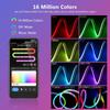 LED RGB Neon Strip Light EU Waterproof Bluetooth Remote Flexible Ribbon  TV Backlights  Bedroom Decor Christmas Holiday Lights