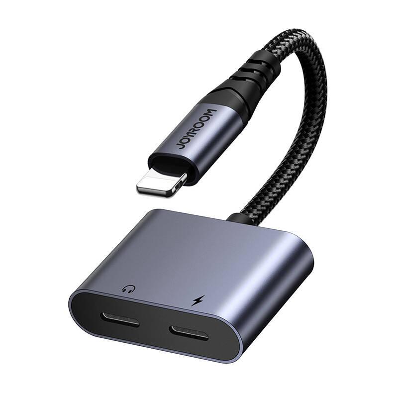 Adapter Audio 2W1 Joyroom Sy-L02 Lightning auf 2x Lightning (Schwarz)