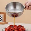 Wooden Handle Single-person Pot Thickened Heat-Resistant Stainless Steel Pot Non-stick Even Heat Distribution Yogurt Bowl