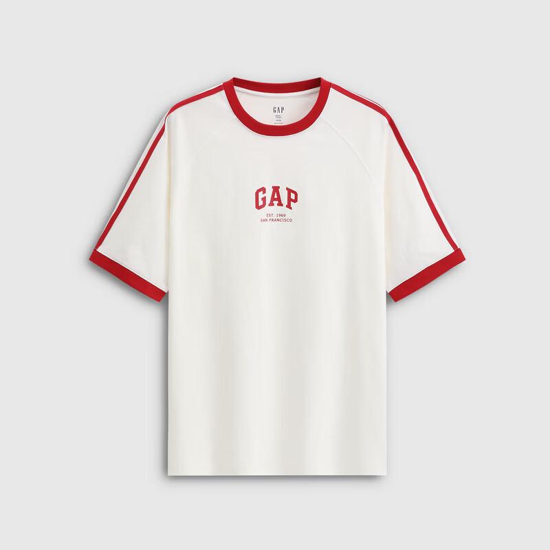 GAP Unisex Logo Print Loose Fit Short Sleeve T-Shirt