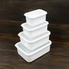 Fuji Horo konte Deep Square Container L, Lily White, KE-DL LW