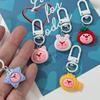 Cute Resin Keychain Loopy Keychain Resin Cartoon Doll Pendant Cute Accessories Perfect Gift for Woman Girls Children