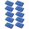 10 Stück 30x30cm Blaues Quadratisches Handtuch Saugfähiges Handtuch für Zuhause Badezimmer Sport