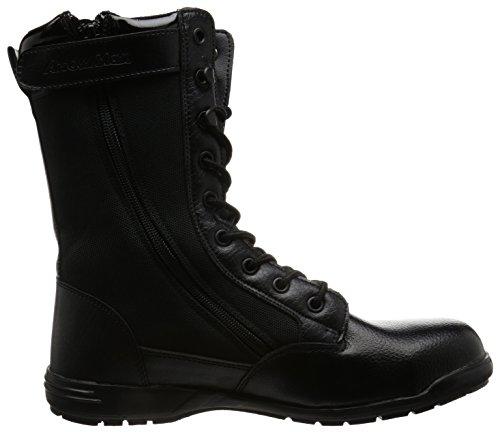 Fukuyama Rubber Arrow Max #89 High-Cut Safety Shoes with Zipper, Black, Size 27.0cm
