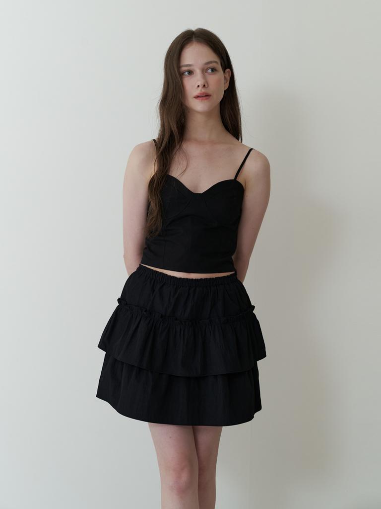 Kinder Baby French Cancan Skirt - Black