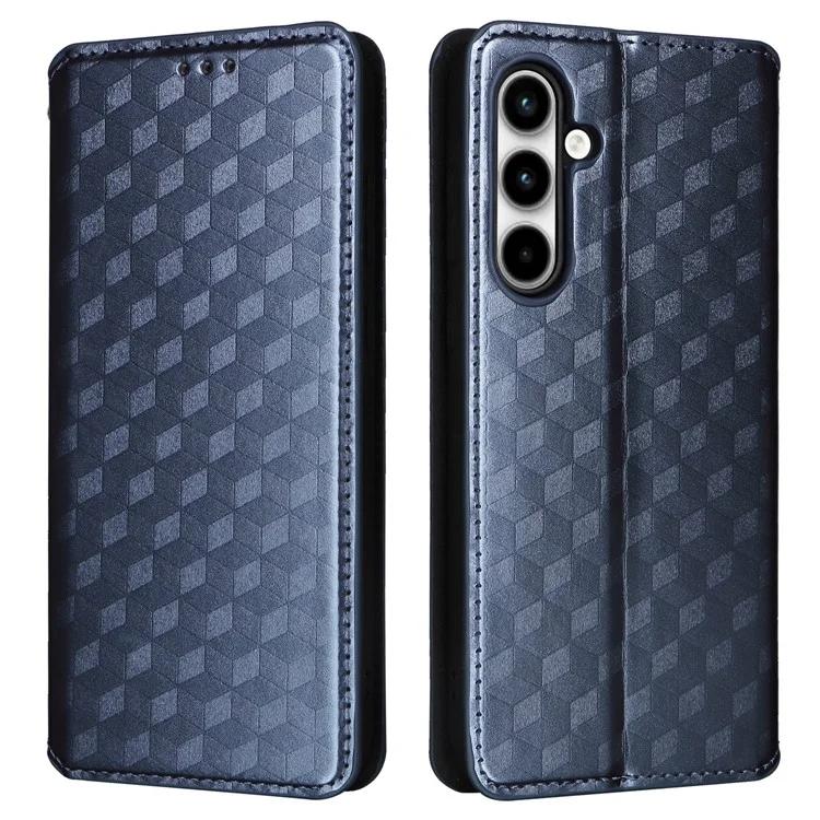 Für Samsung Galaxy A35 5G Telefon Brieftasche Leder Fall Rhombus Aufdruck