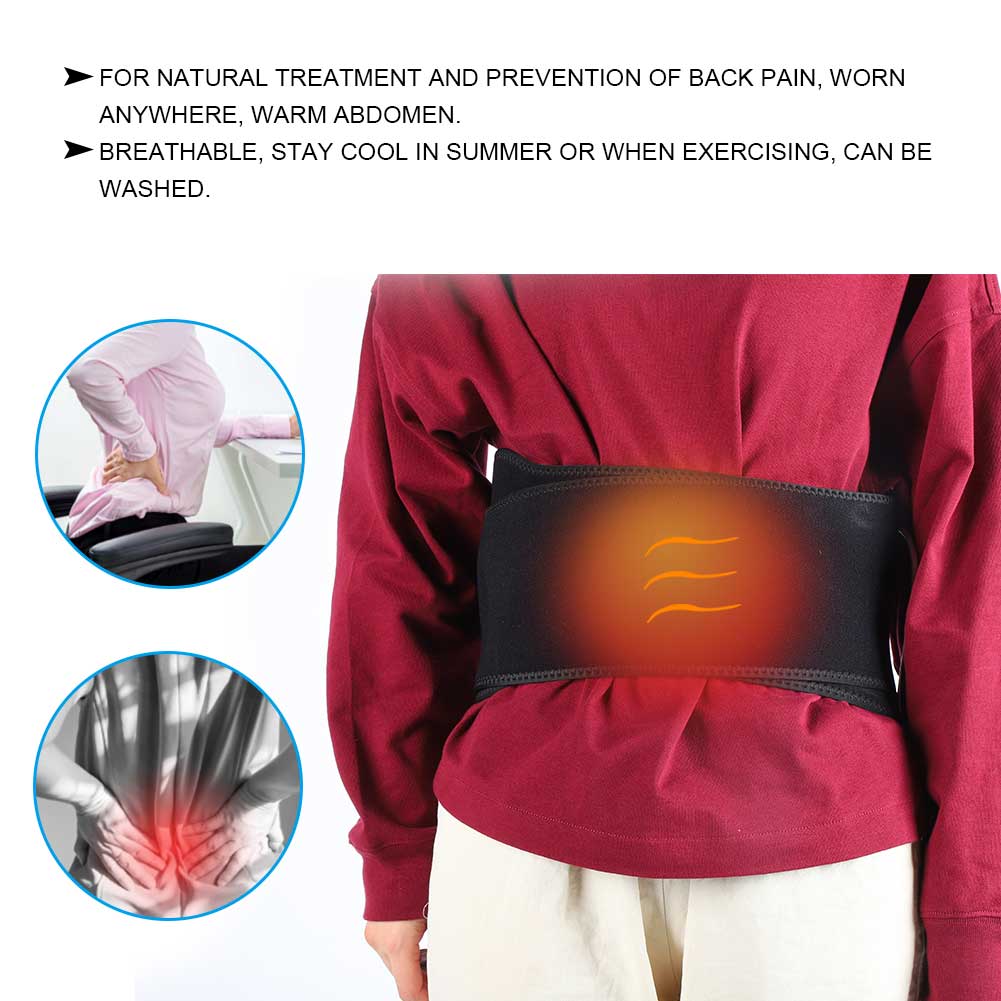 Heating Waist Belt Waist Protection Waist Support Brace Belt Pain Relief