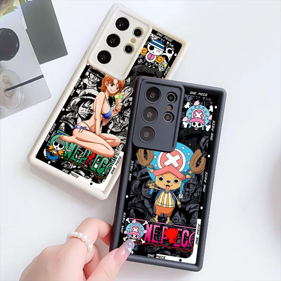 One Piece Anime Tony Tony Chopper Soft Cover Phone Case for Samsung Galaxy S21 S25 Ultra S22 S23 FE S20FE S24Ultra S24 Plus S25