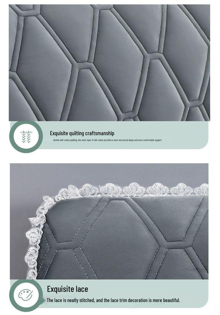 2025 New Style Elastic Headboard Slipcover: Soft Pack Backrest & Dust Cover