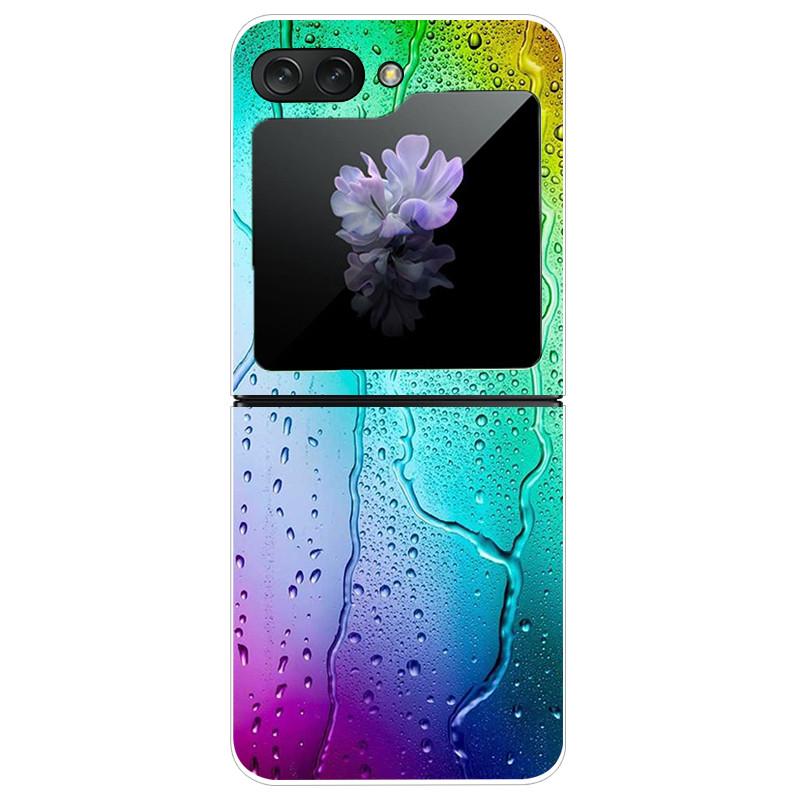 Für Samsung Galaxy Z Flip5 Hülle Harte PC-Handy-Rückabdeckung für Samsung Galaxy Z Flip 5 5G Hüllen 6,7'' ZFlip5 Niedliche Katze Funda Schale