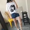 2017BF Style Portrait Print Short Sleeve T-Shirt