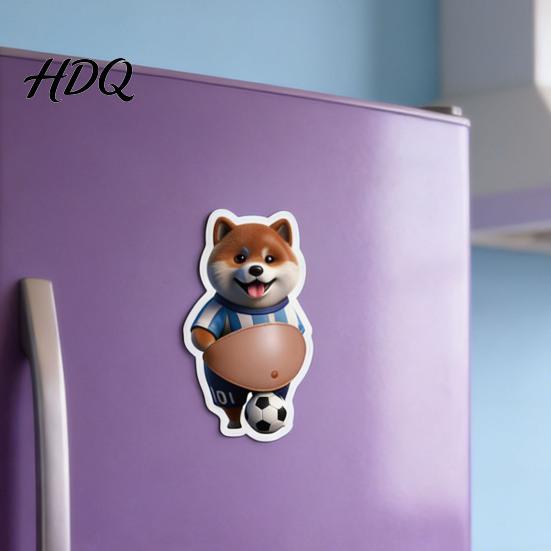 Animal Shaped Bumper 1 Pair 3D Elastic Belly Sticker Anxiety Stress Relief Cartoon Easy Install Decal with Fat Tummy Pinch Anti-collision Safety