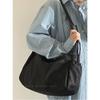 Adjustable Casual Shoulder Bag Solid Color Sports Messenger Bag Nylon Tote Bag  Commuting