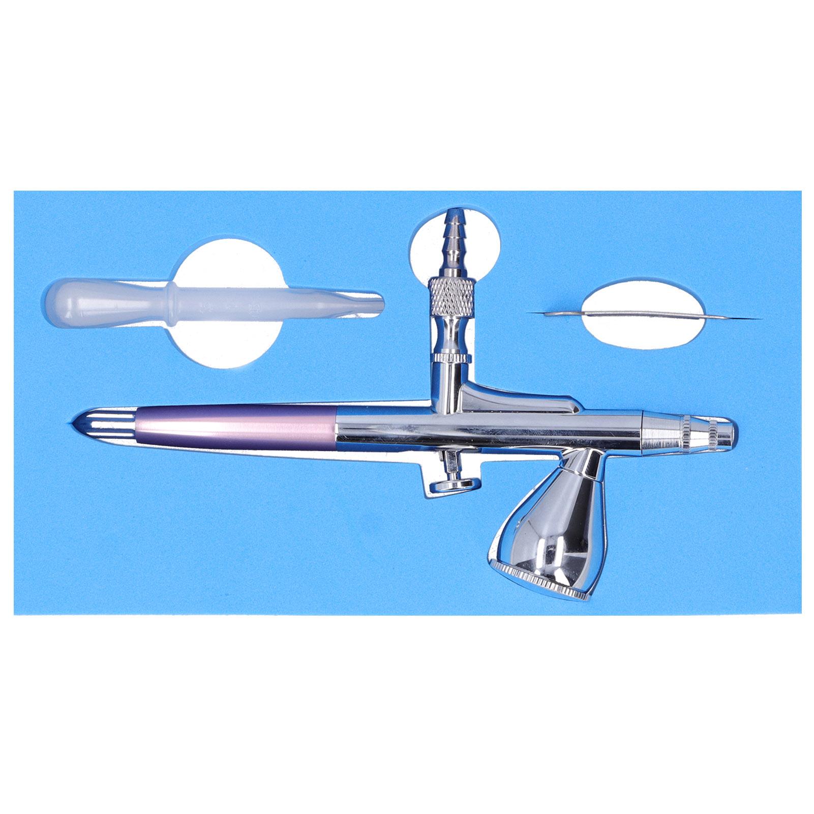 

G1/8 Аэрограф Распылитель Комплект Краскопульт Художественный Набор Для Модели Печать Украшения Дома Черный розовый