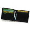 Inden Bifold Wallet with Coin Deerskin Traditional Made In 2006 Black with Red Dragonfly Inden-ya Purse, Men's Leather, Craft, Japan, No. ([21-008]