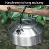 Outdoor Camping Coffee and Teas Kettles Portable Teapot Stainless Steels Camp Teas Coffee Pot Water Boilers for Picnics