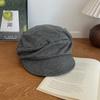 Women S Black Pleated Beret Hat Japanese Style Vintage Cloud Octagonal Hat Fall Winter