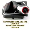 5/6 Speed Gear Shift Knob Lever Shifter Dust Cover for VW Rabbit Golf5 Jetta MK5 2004-2010 for VW Golf6 Jetta MK6 2010-2014