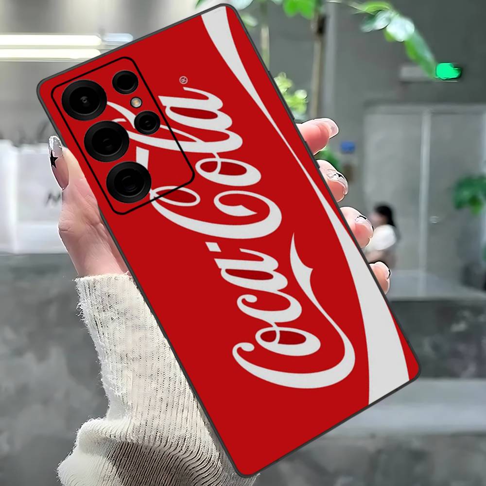 

Vintage Classic C-Coca C-cola Phone Case For Samsung S 24 Fe 25 Ultra Plus 20 Lite 21 30 22 23 24 22 Ultra 5G Fundas For Samsung S21