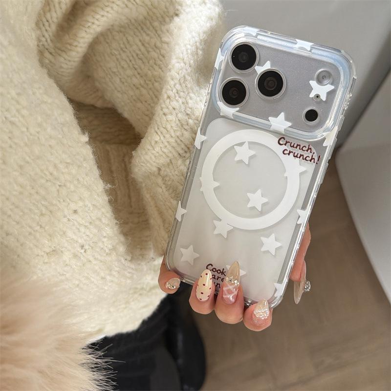 Creative Star Pony Cookie Magnetic Holder for iPhone 17/16 Pro Max/15/14 Case iPhone 13