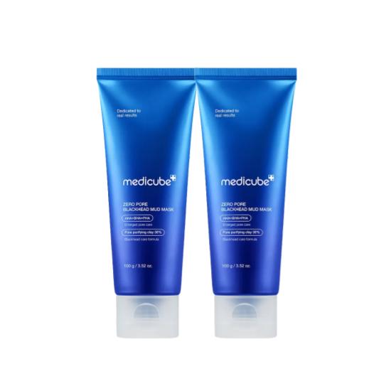 Medicube Zero Pore Blackhead Mud Pack Deep Cleansing & Pore Tightening Set 100ml x 2