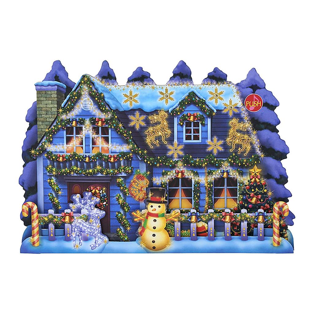 Sanrio Christmas Message Christmas Lights Illumination House JXPM 244350 Card, Card, & Melodies, 15-5,