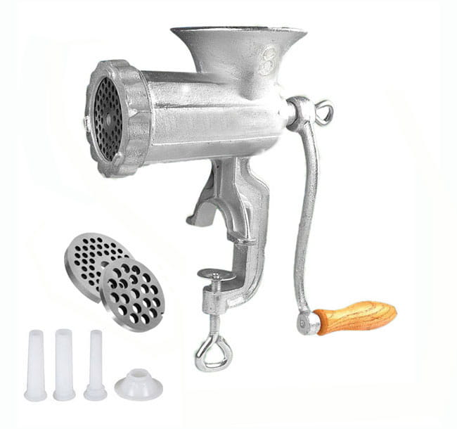 Cast Iron Meat Grinder #8 Zilner Zl-5202