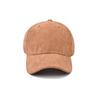 Neue thermische Baseballkappe, Cord-Baseballkappe Koreanische Version vielseitige karierte kältefeste Kappe